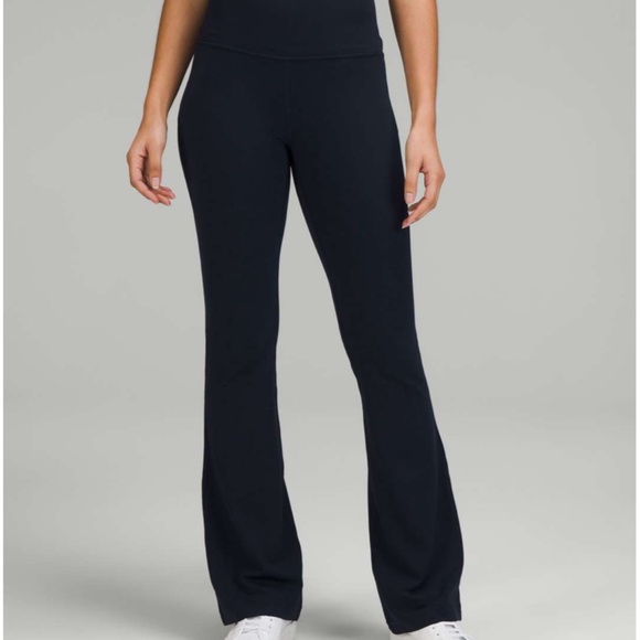 Lululemon Groove Super-High-Rise Flared Pant *Nulu True Navy - Picture 3 of 9